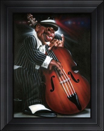 Framed Jazzman D Print