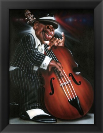 Framed Jazzman D Print