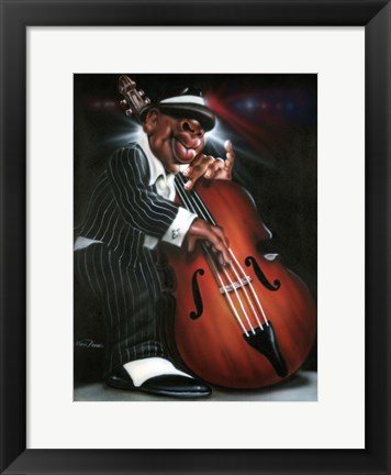 Framed Jazzman D Print