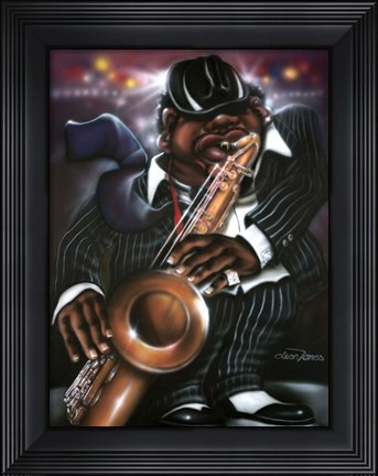 Framed Jazzman Moe Print