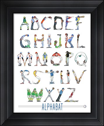 Framed Alphabat Print