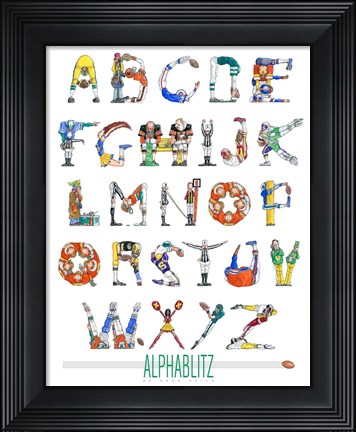 Framed Alphablitz Print