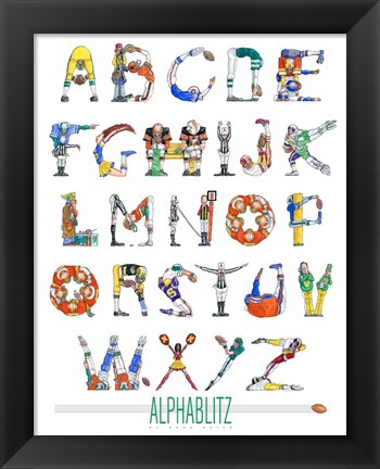 Framed Alphablitz Print