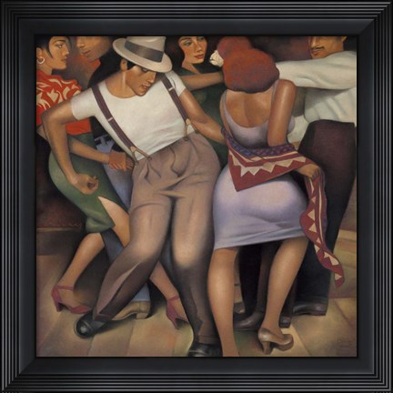 Framed Latino Jazz Print