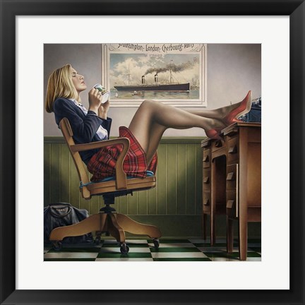 Framed Coffee Break Print