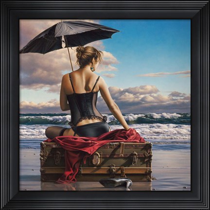 Framed On the Edge of the World Print