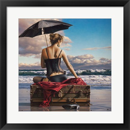 Framed On the Edge of the World Print