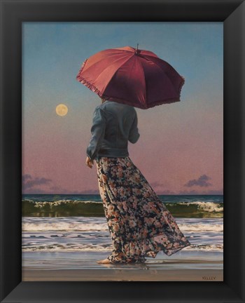 Framed Romancing The Moon Print