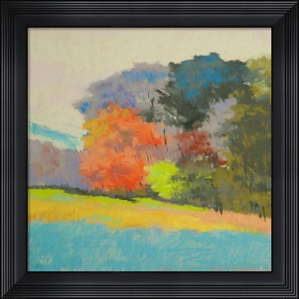 Framed Fox Farm Woods Print