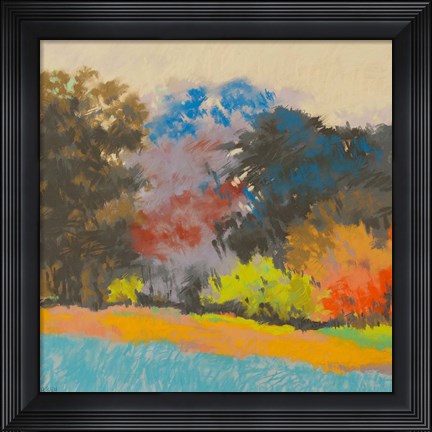 Framed Fox Farms Woods 2 Print