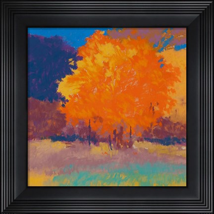Framed Orange Maple Print