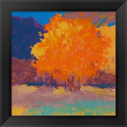 Framed Orange Maple Print