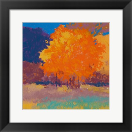 Framed Orange Maple Print