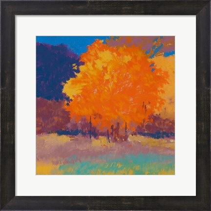 Framed Orange Maple Print