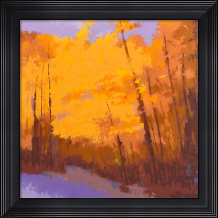 Framed Orange to the Edge Print