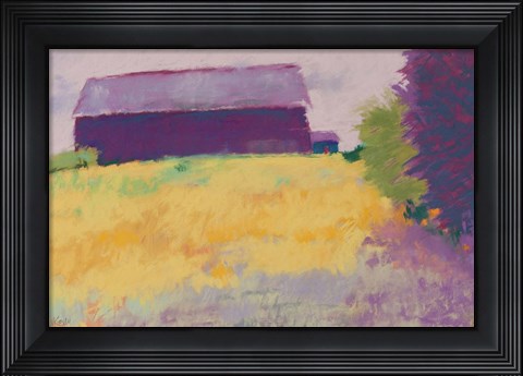 Framed Wheat Field Print