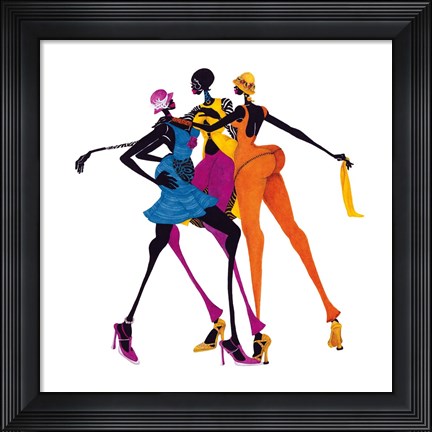 Framed Hips, Hips, Hips Print