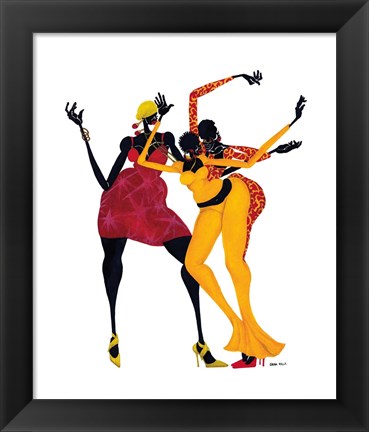 Framed Mamas Love Mambo Print