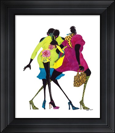 Framed Shop &#39;til You Drop Print