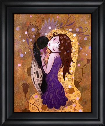 Framed After the Kiss Print