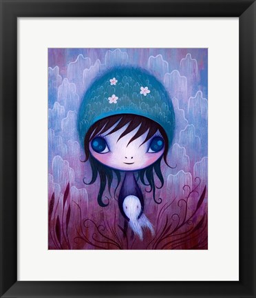 Framed Big Furry Fuzzy Thing Print