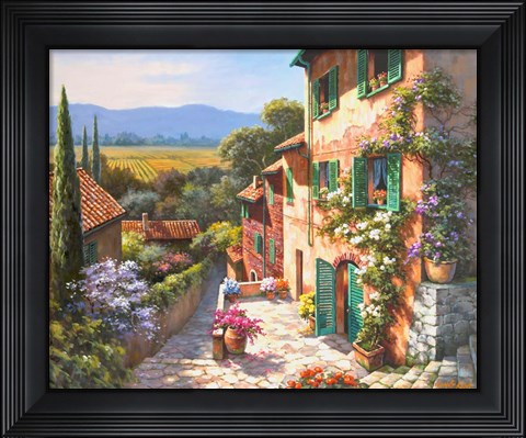 Framed Spring in the Valley Print