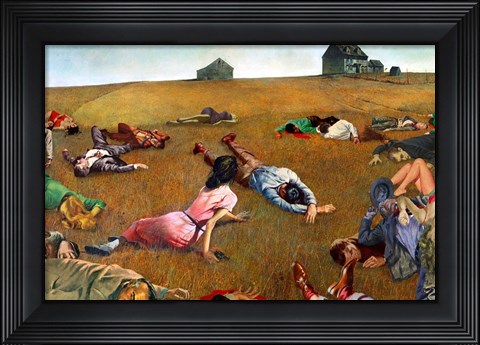Framed Christina Stands Her Ground Print