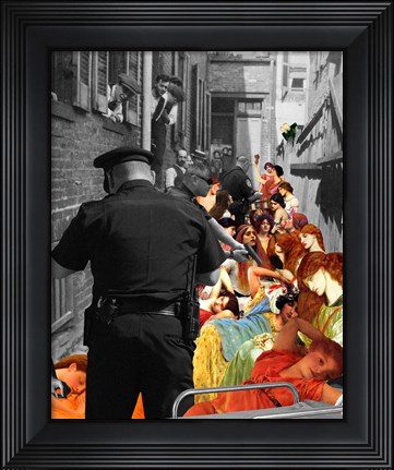 Framed Crackdown Print