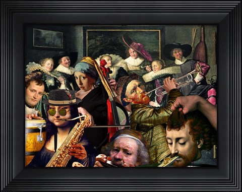 Framed Dinner Music Print
