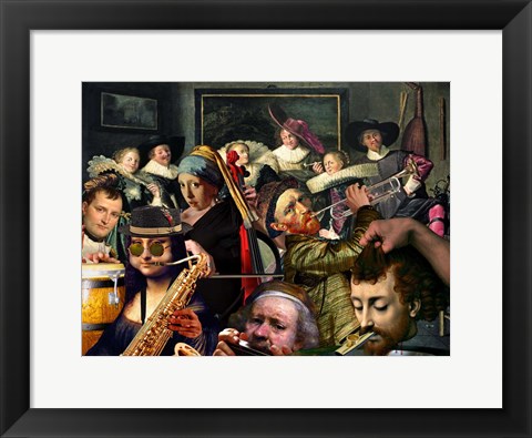 Framed Dinner Music Print