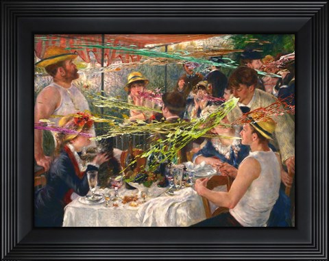 Framed Luncheon of the Projectile Vomit Party Print