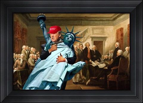 Framed Nobody Move! Print