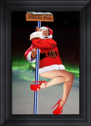 Framed North Pole Dancer Print