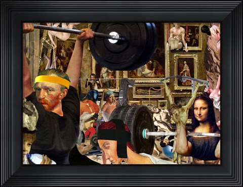 Framed Pumping Oil Print