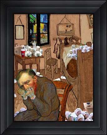 Framed Signs of Substance Abuse Print