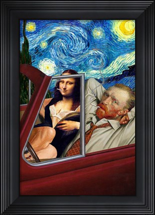 Framed Starry Night Print