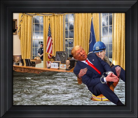 Framed Calm after the Storm Print