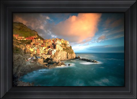 Framed Cinque Terre, Italia Print