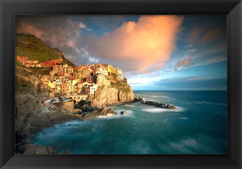 Framed Cinque Terre, Italia Print