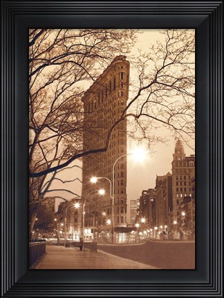 Framed Flatiron, NYC Print