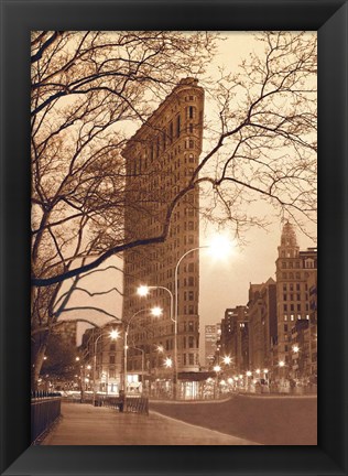 Framed Flatiron, NYC Print