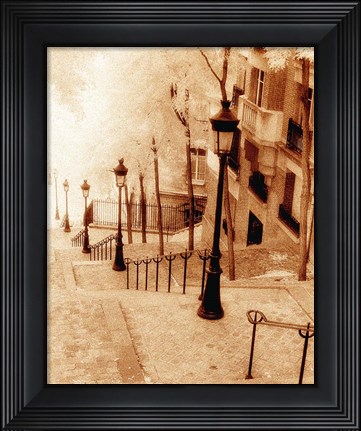 Framed Montmartre, Paris Print