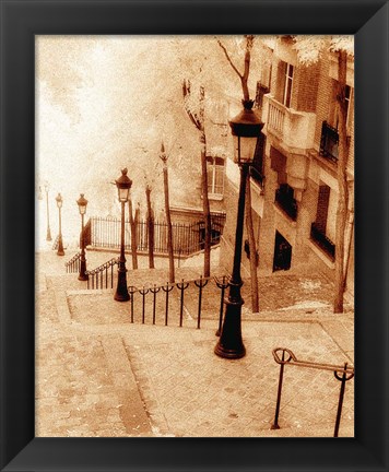 Framed Montmartre, Paris Print