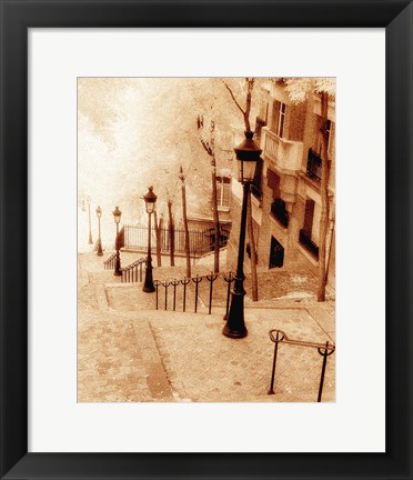 Framed Montmartre, Paris Print