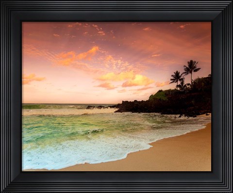 Framed North Shore Dawn, Oahu Print