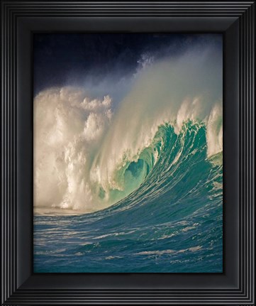 Framed Waimea, Oahu Print