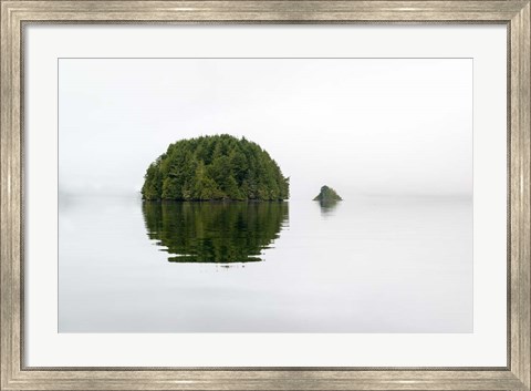Framed Islands Print