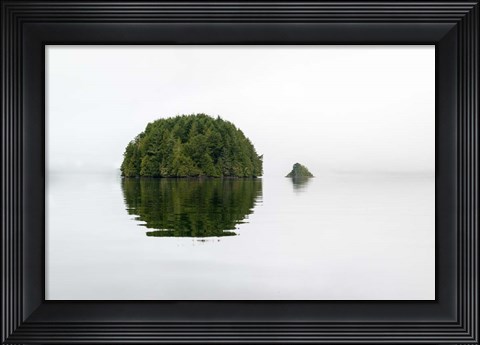 Framed Islands Print