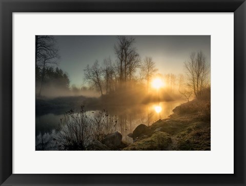 Framed New Day Pitt Meadow Print