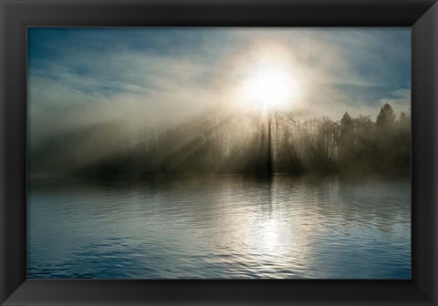 Framed Rising above the Water Print